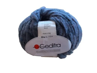 Gedifra Cicco 纱线混合纤维针织钩针编织蓝调 5862-42778 — 第 1/3 张图片