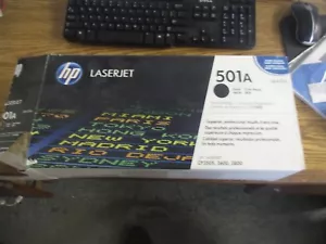 Hewlett Packard: Q6470A Druckerpatrone schwarz. 501A. Offener Karton. Versiegelt Original - Bild 1 von 2