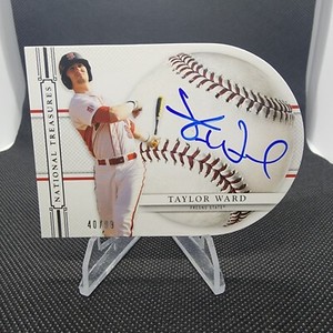 2015 National Treasures Baseball Signature Die-Cuts # 40/99 Taylor Ward Auto