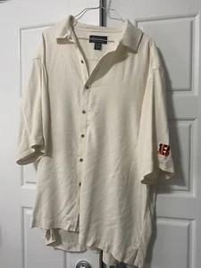 Byron Nelson Eleven Straight 100% Silk Button Down Size XXL Cincinnati Bengals - Picture 1 of 5