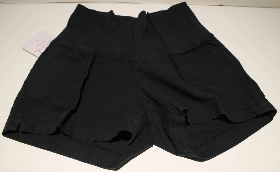 Isabel Maternity Women's Waist Shorts Size XS 2 Pairs Black and Green
