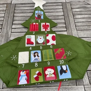 Pottery Barn Kids Tree-Shaped Christmas Advent Calendar Holidays Monogrammed - Picture 1 of 5