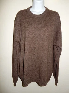 SUÉTER HOMBRE CH CLASSICS 100% CACHEMIR MARRÓN MOTEADO CUELLO REDONDO MANGA LARGA L - Imagen 1 de 11