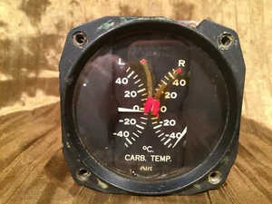 AVIÓN MILITAR DE ESTADOS UNIDOS SEGUNDA GUERRA MUNDIAL HICKOK CARB TEMP WARBIRD CALIBRE 60011 DIFÍCIL DE ENCONTRAR - Imagen 1 de 8