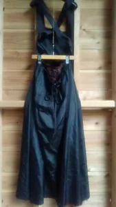 Jean Paul Gaultier FEMME Black Apron Dress Size 40 - Picture 1 of 8