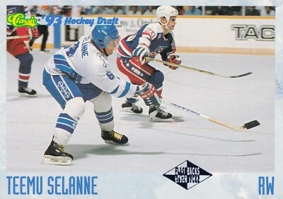 1993 Classic '93 Hockey Draft #124 Teemu Selanne Hockey Card - Image 1 of 2