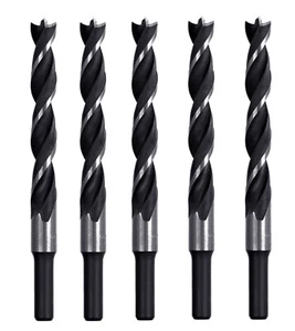 Juego de 5 brocas de brocas de madera de 3/8"" de 3/8"" brocas de taladro de madera con punto de espuela - Imagen 1 de 12