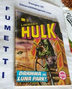 L'INCREDIBILE HULK ORIGINALE CORNO N. 1 CON POSTER - Picture 1 of 3