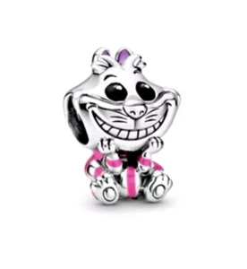 Pandora X Disney Cheshire Cat Moments Charm 925 Ale - Picture 1 of 7