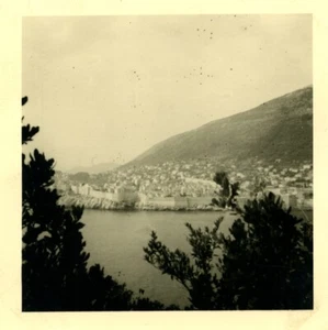 Kroatien Dubrovnik Ansicht von der Insel Lokrum altes Amateurfoto Schnappschuss 1962 - Bild 1 von 3