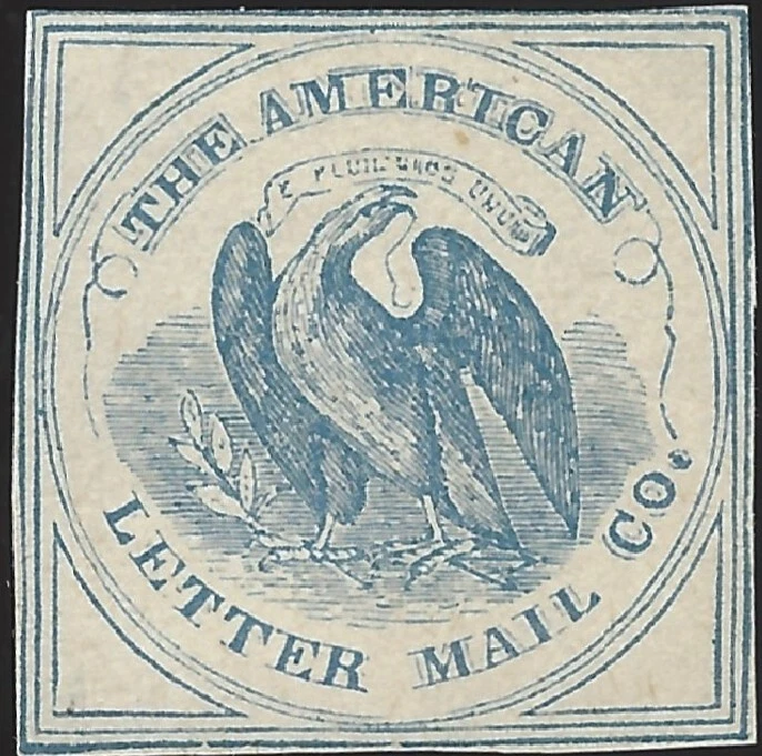 US Scott #5L3 Mint VF 1844 Local Stamp American Letter Mail Company - Image 1 of 1