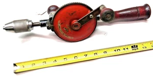 Millers-Falls vintage n. Trapano manuale 38 falegnami, tappo 3/8", epoca 1935-1947, USA - Foto 1 di 11