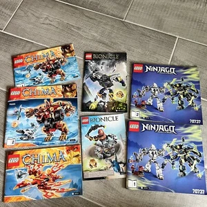 Lego Chima Ninjango Bionicle Manual Building Books Lot Of 7 Instructions - Picture 1 of 6