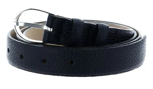 abro Leather Adria Classic Belt W95 Gürtel Accessoire Navy Blau - Bild 1 von 2