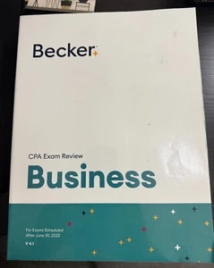 Becker CPA Exam Review Business V4.1 For Exams Scheduled After June 30, 2022 - Picture 1 of 7
