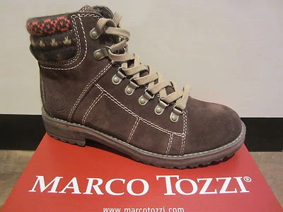 Marco Tozzi Boots Ankle Boots Leather Brown - Image 1 of 3