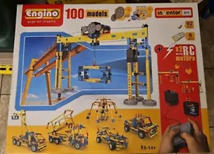 ENGINO INVENTOR 100 MODELLE ENTHÄLT RIEMENSCHEIBE & 2 MOTOR - Bild 1 von 7