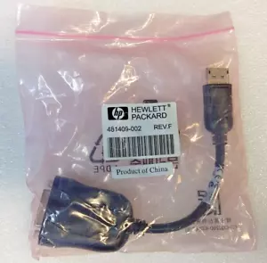 Display Port To DVI-D Adapter Cable HP 481409-002 REV.F - Picture 1 of 6
