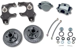 55-57 Tri Five Front Disc Conversion Kit w/ 2" Drop Spindles Chevy Bel Air - Bild 1 von 7