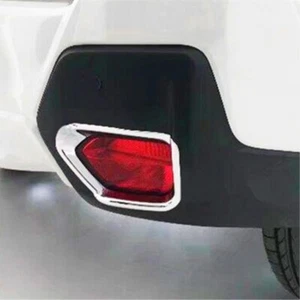 For Subaru Crosstrek Hatchback 2018-2023 Chrome Rear Foglight Cover Trim - Picture 1 of 7