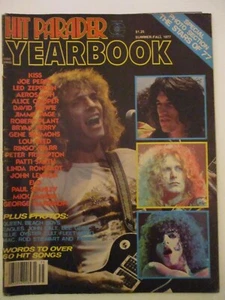 Kiss, Led Zeppelin, George Harrison - Hit Parader Yearbook Magazine 1977 - Picture 1 of 6