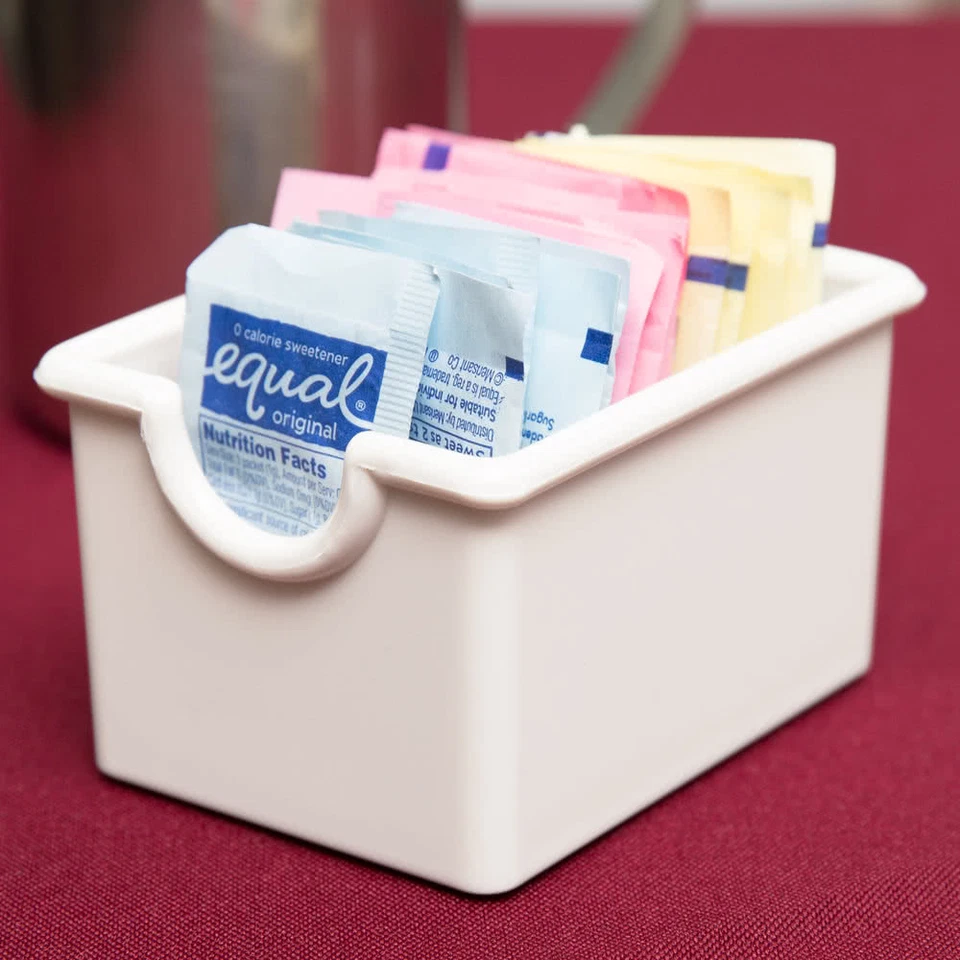 USA SELLER SUGAR CADDY HOLDER WHITE HOLD UP TO 20 PACKS - Image 1 of 1