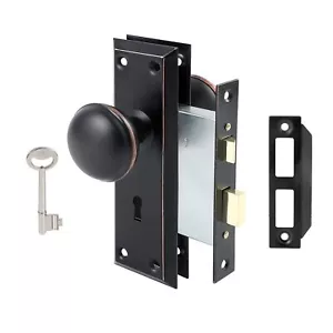 Juego de cerraduras de mortaja Toptoo para puerta interior, perillas de puerta antiguas vintage con - Imagen 1 de 9