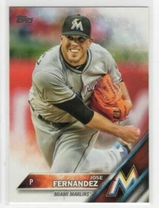 Jose Fernandez 2016 Topps Series One Baseball Base Common #118 Miami Marlins - Picture 1 of 1