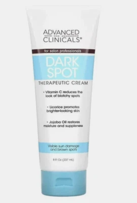 Crema terapéutica para manchas oscuras Advanced Clinicals 8 fl oz nueva y sellada Foto 1 de 2