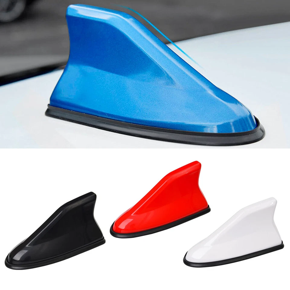 Universal Car Shark Antenna Exterior Roof Shark Fin Antenna Signal Decoration - Image 1 of 4