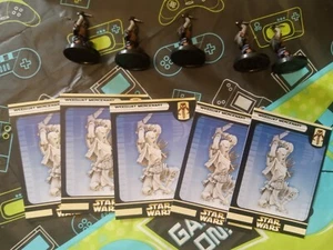 Star Wars Miniatures CLONE STRIKE 5 Weequay Mercenaries 58/60 - Picture 1 of 1