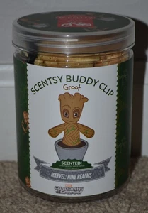 Clip Scentsy Buddy Guardianes de la Galaxia Groot Marvel Nine Realms - NUEVO - Imagen 1 de 6