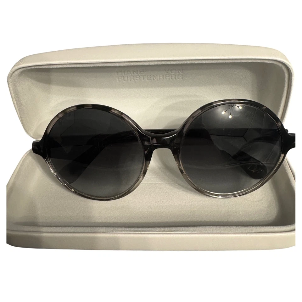 Gafas de sol Diane von Furstenberg DVF 534 Olga redondas tortuga marcos Foto 1 de 4