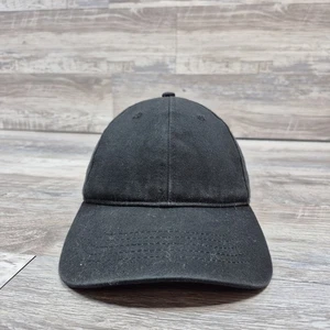 Cappello Berretto Uomo Adulto Bianco Tela Nero Abbigliamento Casual Strapback Regolabile - Foto 1 di 5