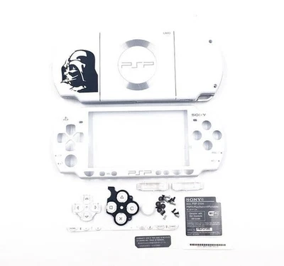 PSP 2000 Faceplate Shell Housing Full Housing Case w/ Buttons Screw & Stickers - Image 1 of 4