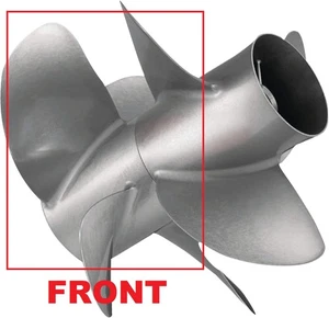 Hélice delantera Volvo Penta F3 3857559 acero inoxidable DPS DuoProp 48-8M8026210 - Imagen 1 de 2