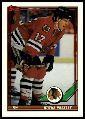 1991-92 Topps #385 Wayne Presley - Image 1 of 2