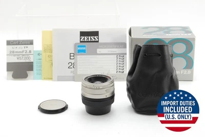 【MINT in Box】 Contax Carl Zeiss Biogon T* 28mm F/2.8 Lens for G1 G2 From JAPAN - Image 1 of 4