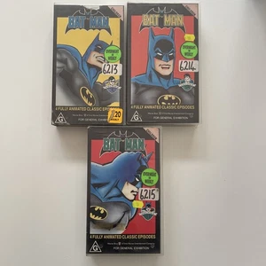3x BATMAN Original Early 1970s Animated Episodes VHS Video PAL - Picture 1 of 6