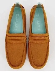 Rothy's The Driver Halbschuhe Cognac Slipper Damenschuhe 5 - Bild 1 von 7