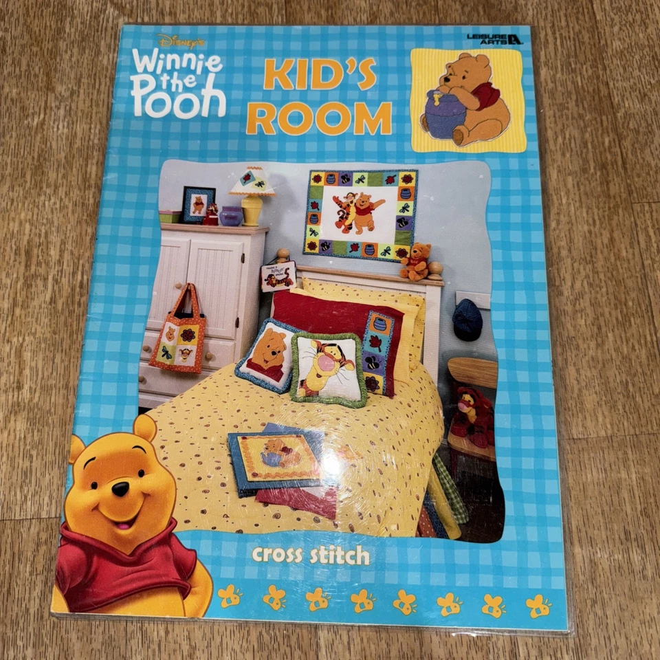 Disney Winnie The Pooh Kid's Room in Cross Stitch Leisure Arts 3199 2000
