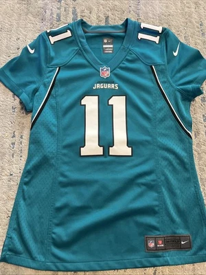 杰克逊维尔美洲虎队球衣女式中号NFL橄榄球加伯特#11耐克球场 — 第 1/4 张图片