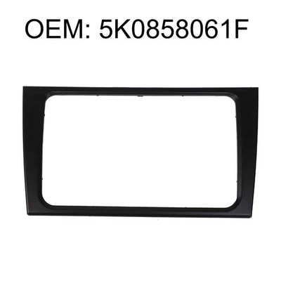 Replacement Car CD Box Radio Trim for Golf 6 For GTI For MK6 Black Bezel - Image 1 of 4