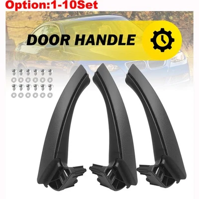 Juego de 6 cubiertas de moldura de manija de panel de puerta interior para BMW 323i 325xi 328i 330xi Foto 1 de 4