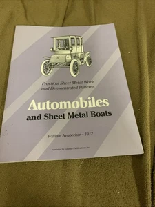Automobiles & Sheet Metal Boats by William Neubecker Book 1912 - Bild 1 von 22