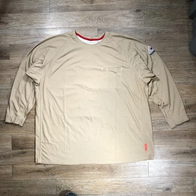 Camisa Bulwark FR Para Hombres 3XL Manga Larga Resistente al Llama Ropa de Trabajo Serie iQ Bolsillo Foto 1 de 4