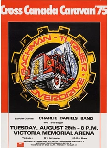 1975 BACHMAN TURNER OVERDRIVE CONCERT POSTER WALL ART PRINT SIZE 11X17IN - Picture 1 of 1