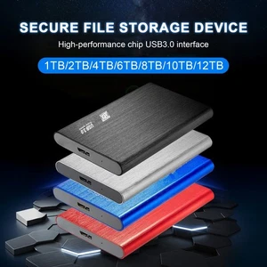 1T-30T USB 3.0 Hard Drive Compact and Lightweight, Large Capacity Data Storage - Afbeelding 1 van 68