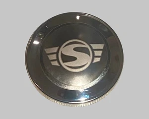 Tankdeckel für Simson DDR  Moped S50,S51,KR51,sr4-2/1 Simson Logo dunkel  40 mm - Bild 1 von 5