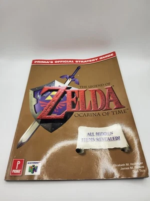 Primas Official Strategy Guide The Legend of Zelda Ocarina of Time N64 Rare Mint - Image 1 of 4